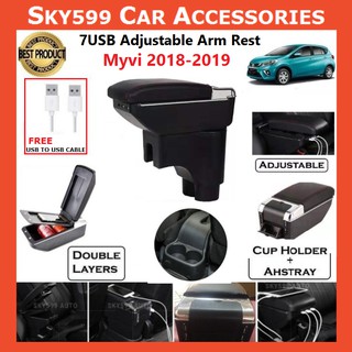 Perodua Myvi 2018-2020 5D Floor Mat Carpet Car Floor mat 