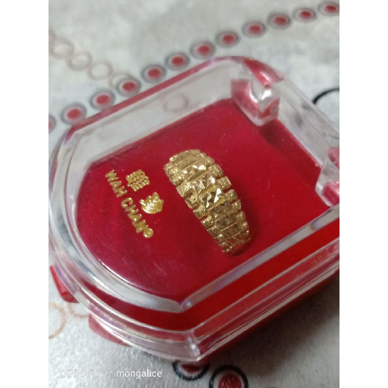 Wah Chan 916 Gold Ring Rolex Stamp Shopee Malaysia