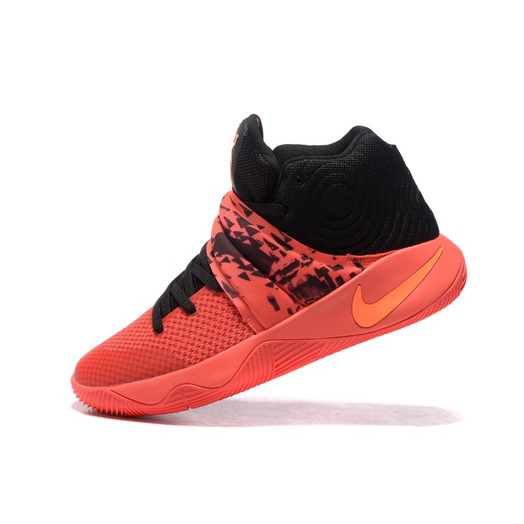 bright orange basketball shoes
