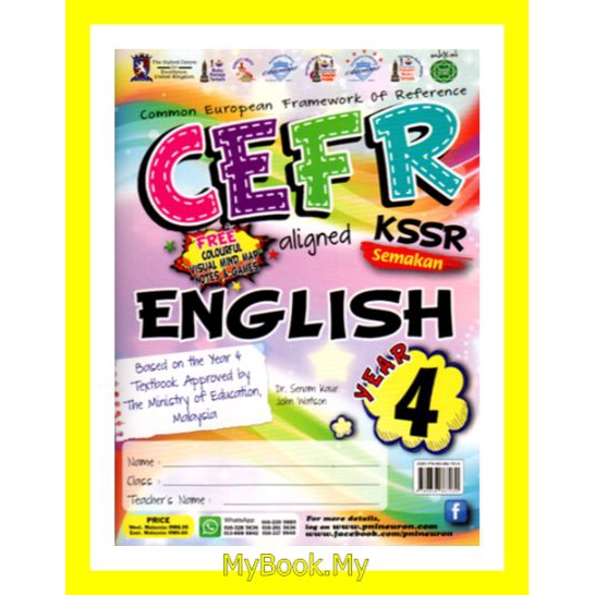 Myb Buku Latihan Cefr Aligned Kssr Semakan English Year 4 Pni Neuron Shopee Malaysia