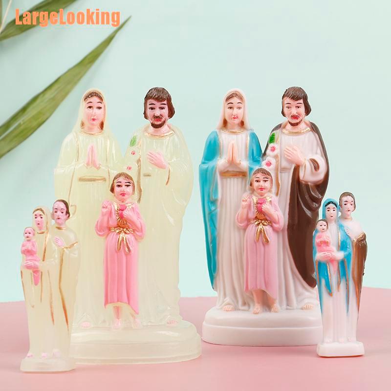 LargeLooking *# Jesus Statue Virgin Mary Statue Decor Catholic Christian Souvenirs Home Decor