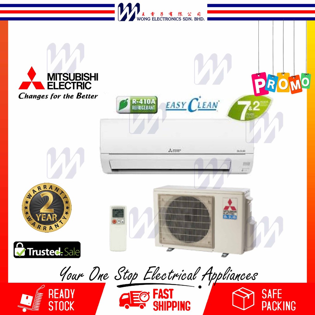Mitsubishi Electric Aircond 2HP Inverter (R410) MSYGK18VA Shopee