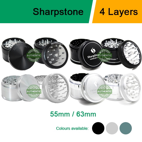 SharpStone [4 Layers] Aluminum Grinder (55mm/63mm)