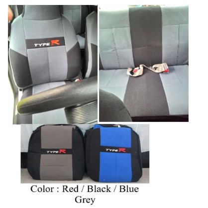 PERODUA KANCIL 660 850 TYPE R SEAT COVER FULL SET (FRONT 