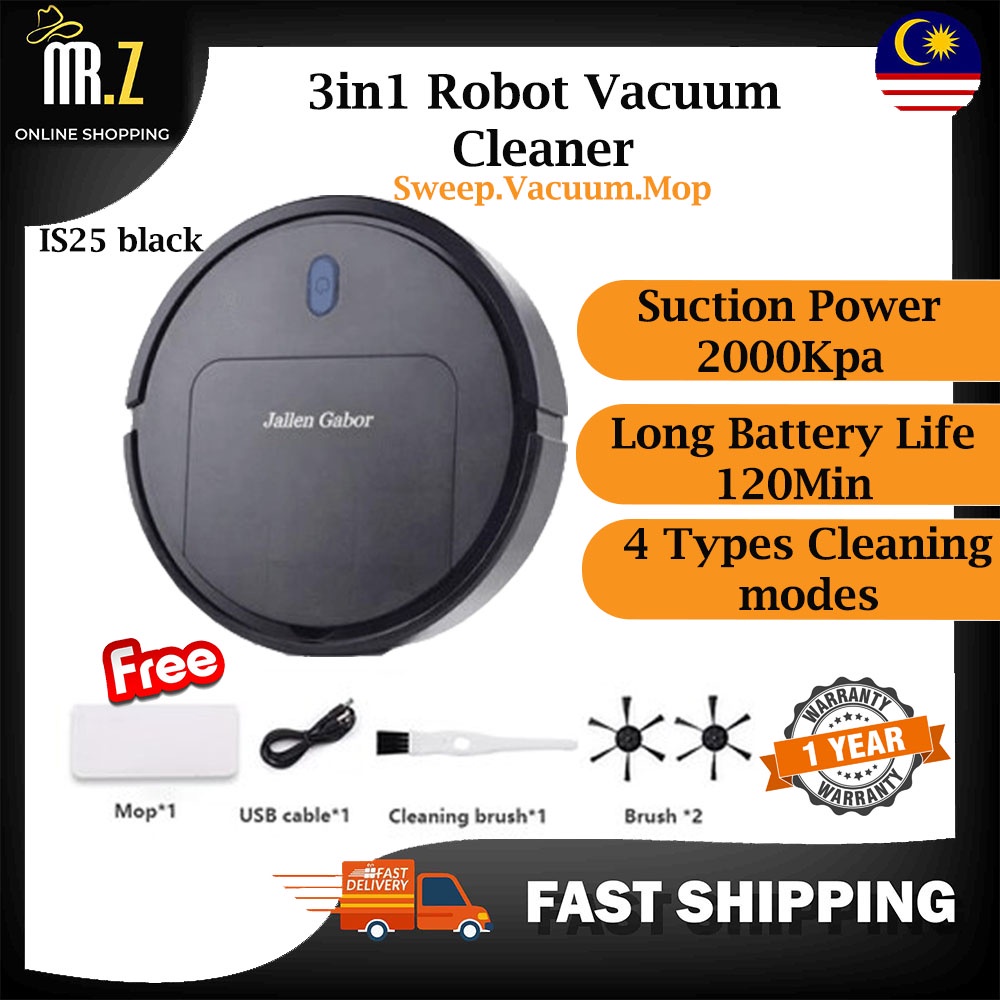 💥Jallen Gabor💥5in1 Robot Vacuum Cleaner / Robotic Vacuum / Smart Vacuum