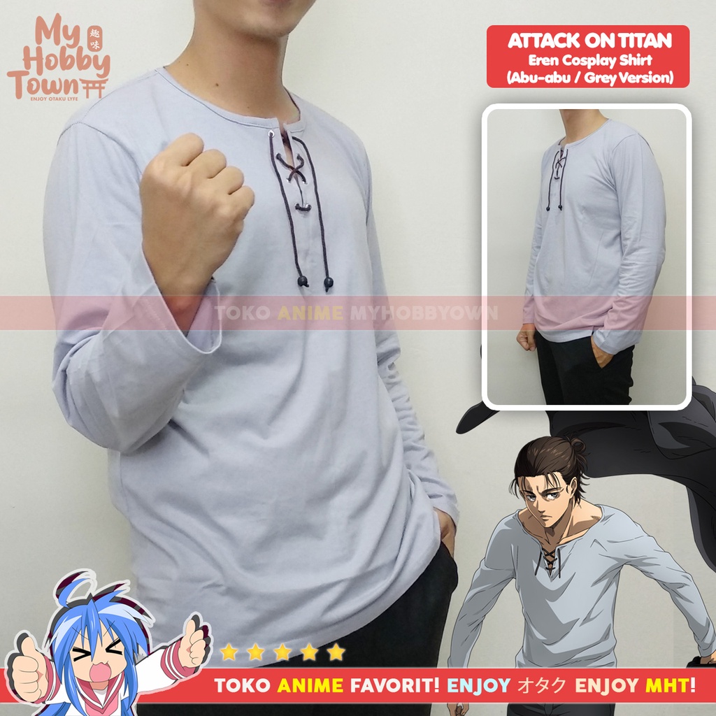 eren yeager t shirt cosplay