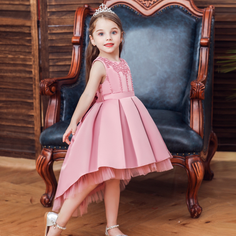 Children S Princess Skirt Flower Dress Wedding Dress Evening Dress
