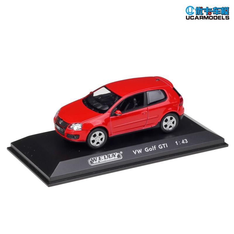 vw golf gti diecast model