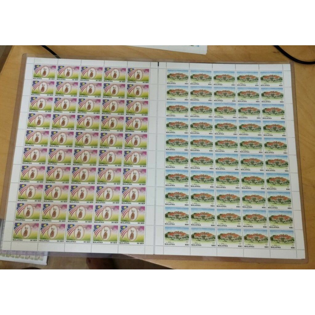 30sen RM1 Memorial Tunku Abdul Rahman Bapa Merdeka - Malaysia 1994 