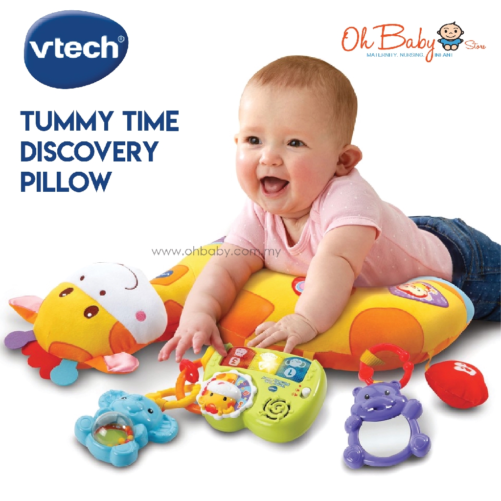 vtech peek and play tummy time pillow