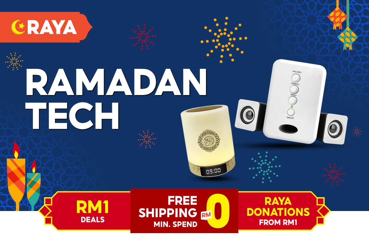 Get ready for Shopee Malaysia’s Raya Sale 2021! Enjoy free shipping with a minimum spend of RM0 as well as amazing Ramadan and 5.5 sales that will blow your mind. Not only that, get ready for Hari Raya conveniently and in a budget-friendly way with our RM1 deals and promotions on a variety of fashion, grocery, and home decoration goods!