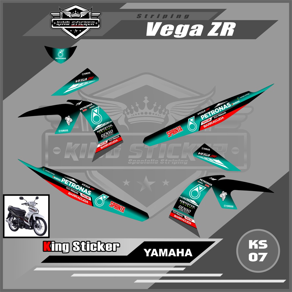 Sticker Striping List Variation Vega Zr Petronas Striping Motor Vega Zr Ks 007 Shopee Malaysia