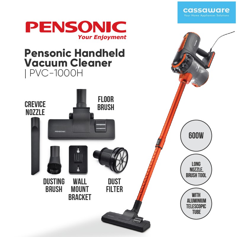 PENSONIC Handheld Vacuum Cleaner PVC-1000H / PVC1000H | PVC-1003H / PVC1003H Stick Vacuum Penyedut Habuk Rumah Vakum 吸尘机