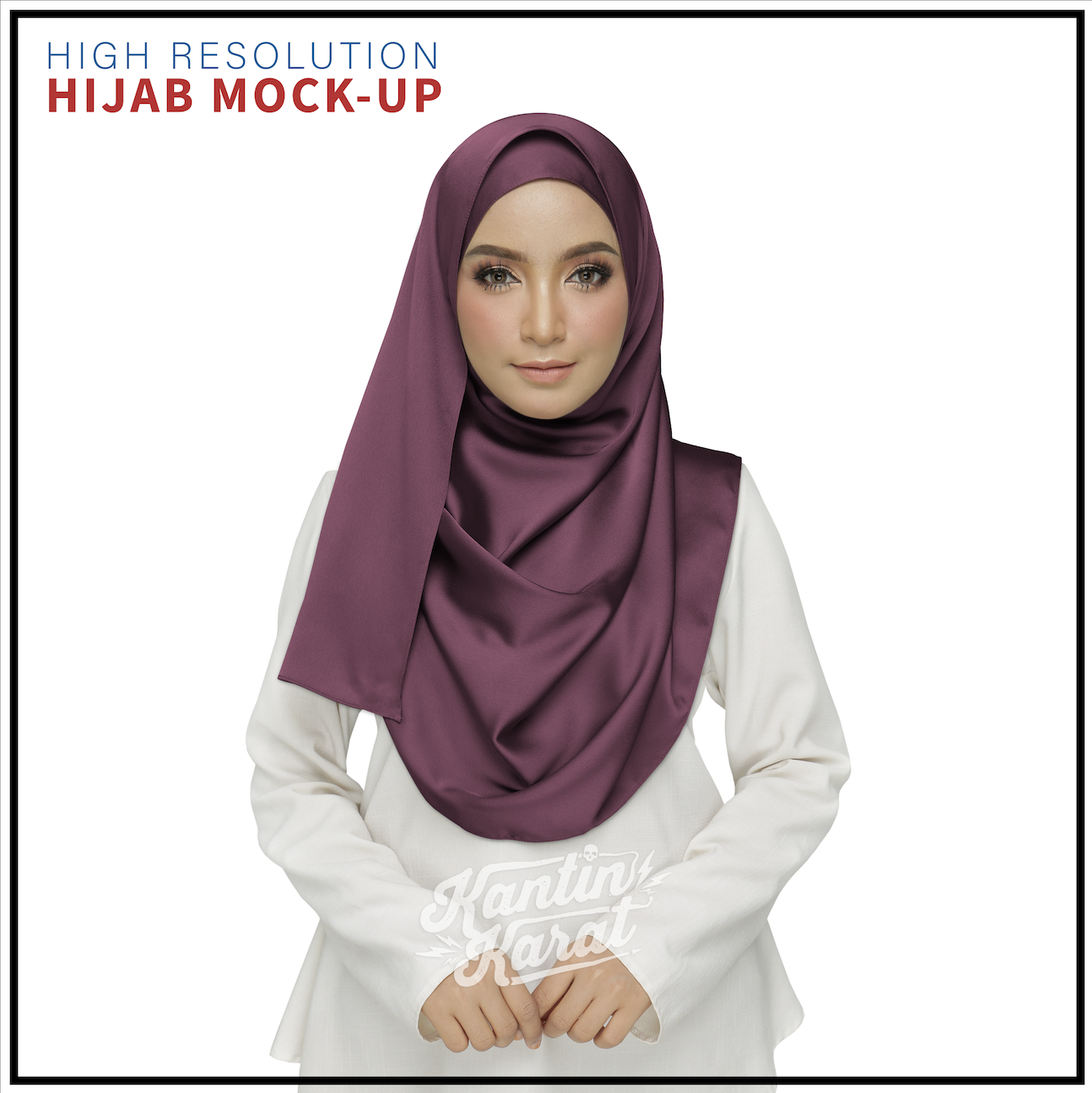 Download Mockup Hijab Mock Up Tudung Shawl Bawal Scarf Adobe Photoshop Psd High Resolution Shopee Malaysia