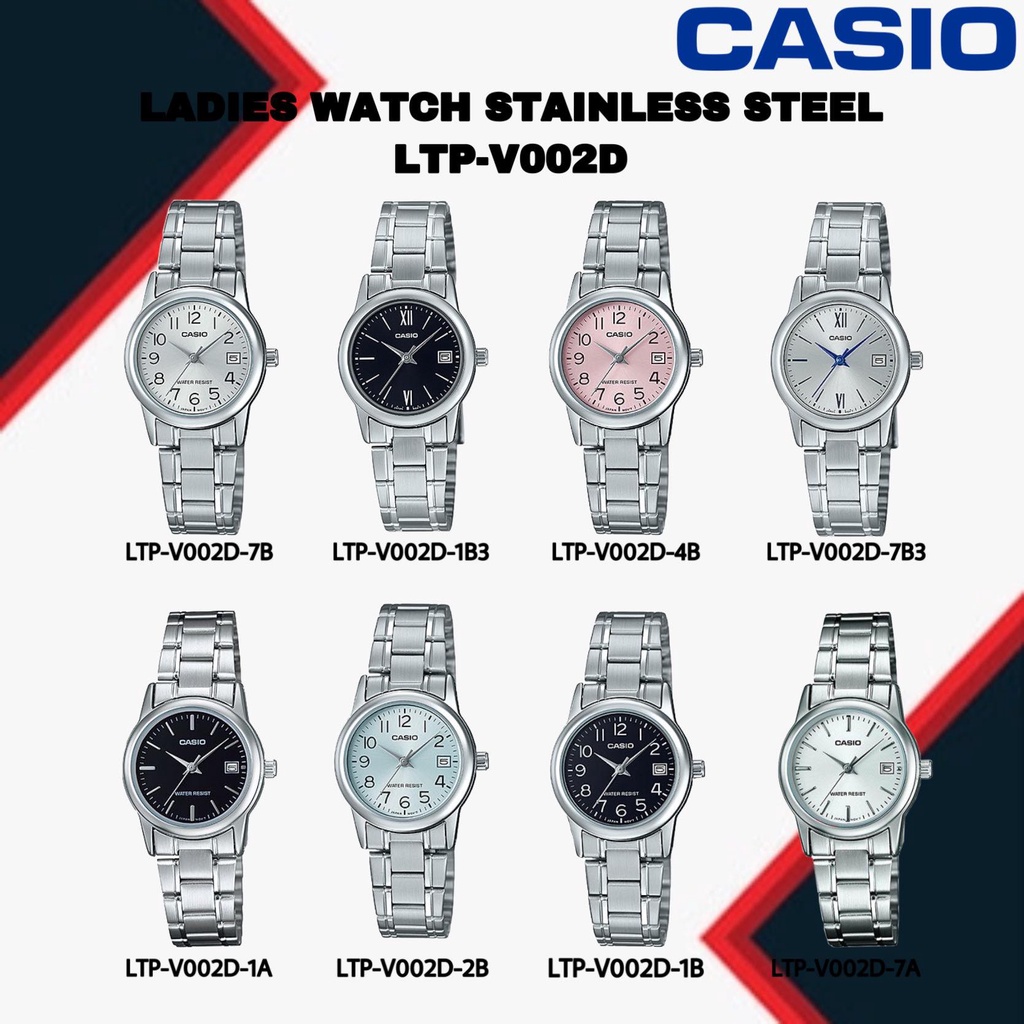 Orologio Casio Elegante LTP-V002D-2B - Design Classico E Affidabile