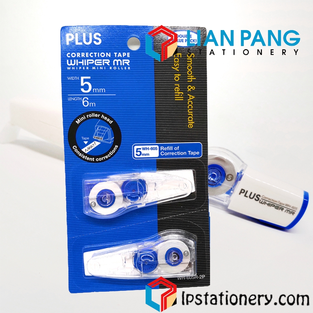 Plus Correction Tape Whiper Mr Refill WH605 Shopee Malaysia
