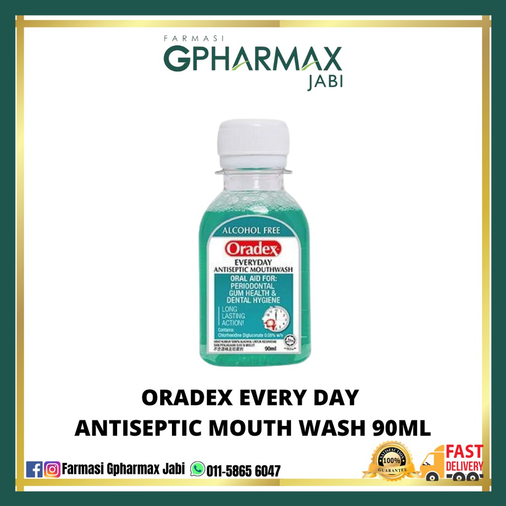 ORADEX EVERY DAY ANTISEPTIC MOUTH WASH 90ML Shopee Malaysia