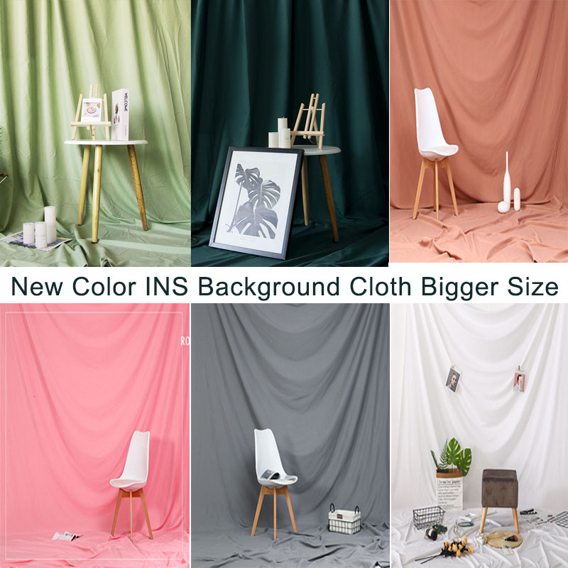 Free Hooks】4 meters Bigger Size Background photo backdrop New Color hanging cloth  photo background studio backdrop increase photography Bigger cloth widening  cloth net red live pure color cloth | Shopee Malaysia