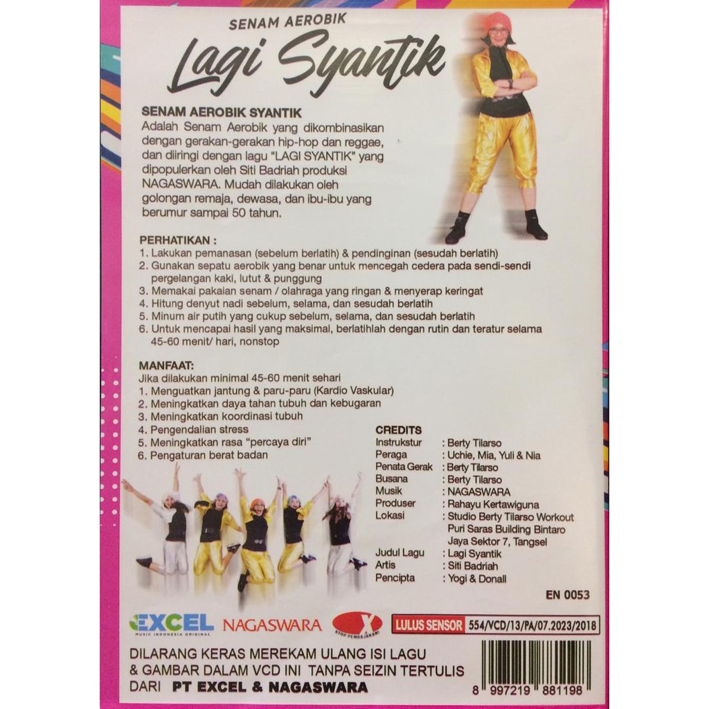 Senam Aerobik Lagi Syantik Vcd Karaoke Shopee Malaysia