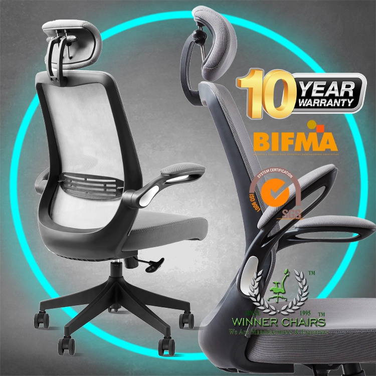 Ergonomic Office Chair WN9508A-BLK (10 Years Warranty)