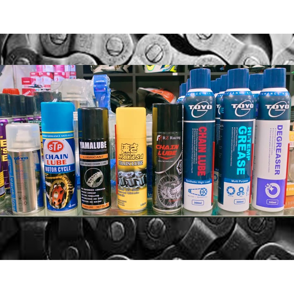 CHAIN LUBE & GREASE CLEANER TOYO STP YAMALUBE HAYASA Shopee Malaysia
