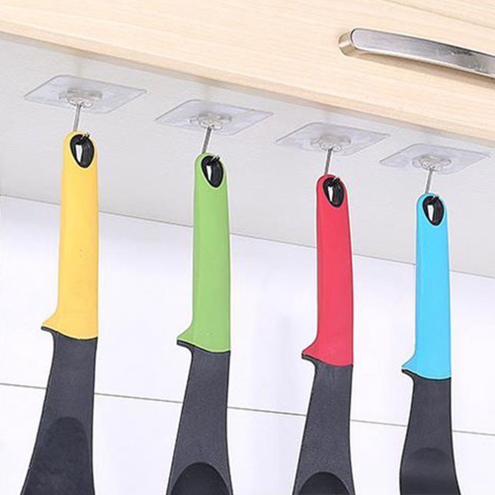 Hhdz123456 Self Adhesive Hooks Transparent Invisible Heavy Duty