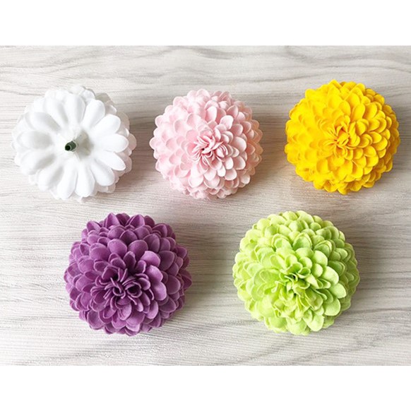 1 Pcs 5 Pcs Mix Per Pack Pompon Mum Soap Flower 乒乓菊花头肥皂花 Shopee Malaysia