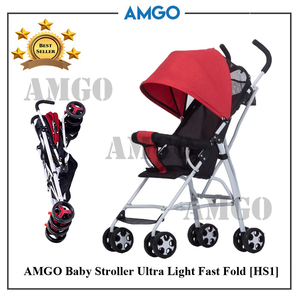 how to fold baby stroller