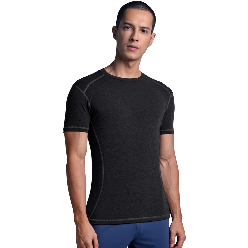 VIQ Men Fitted Workout Tee - Sport T-Shirt Top Sportswear