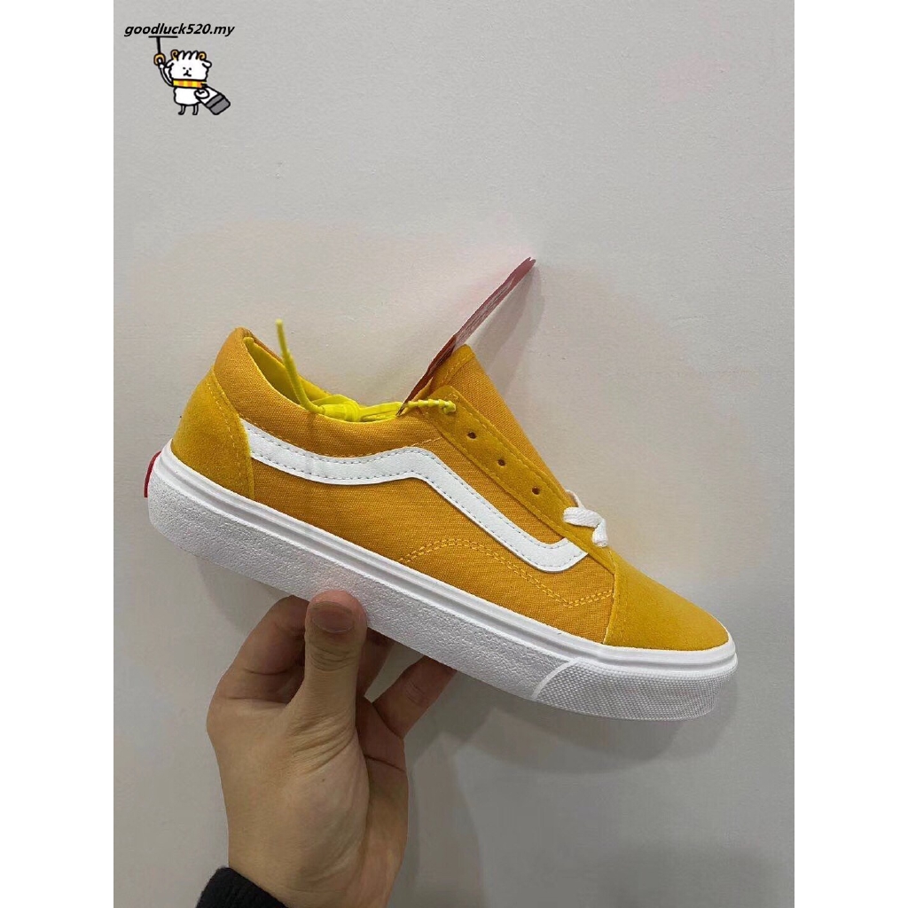 yellow vans shoes womens