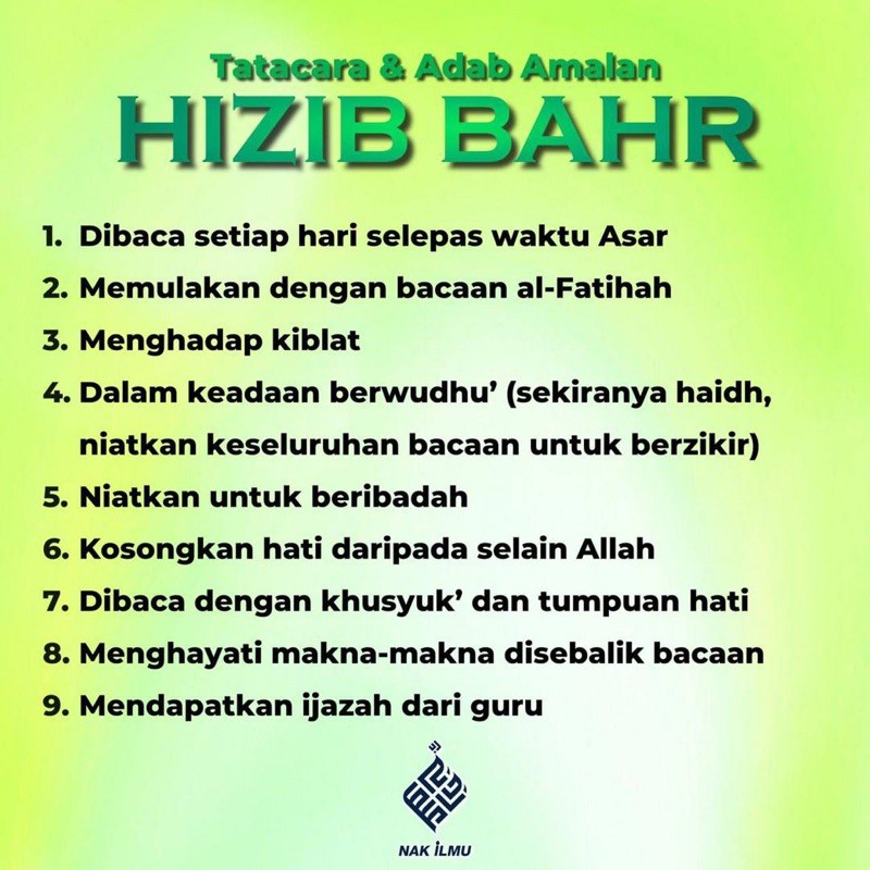 Hizib bahr pdf melayu