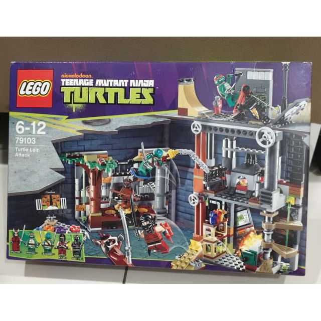 LEGO 79103 TEENAGE MUTANT NINJA TURTLES Turtle Lair Attack (NEW ...