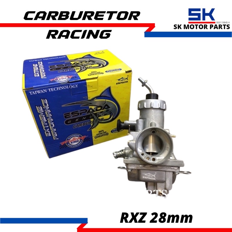 Racing Carburetor RXZ 28mm ESPADA Original(karb carb senang setting rxz