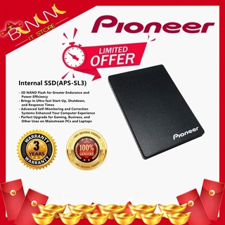 Pioneer APS-SL3N (120GB/240GB/128GB/256GB/480GB/512GB/1TB) SATA 3 2.5” AS340, A400, SSD PLUS, SU650, A55, BX500, MX500