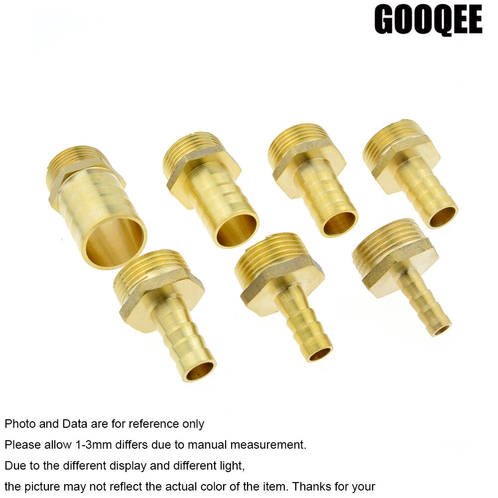 1pcs-brass-hose-fitting-3-4-inch-bsp-male-thread-8-10-12-16-19-25mm