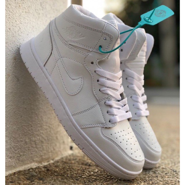 nike white high cut