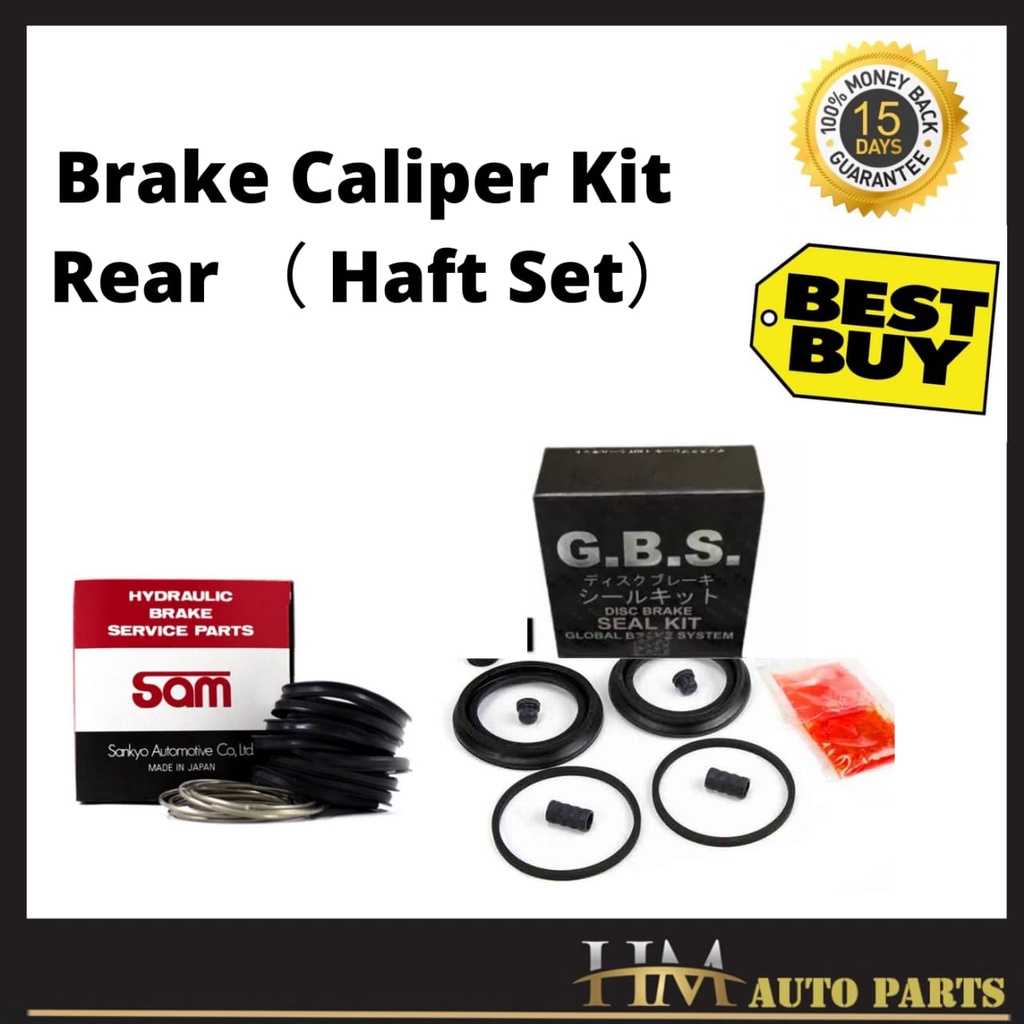 Rear Disc Brake Caliper Rebuild/Repair Kit MB857874X Proton Wira Satria