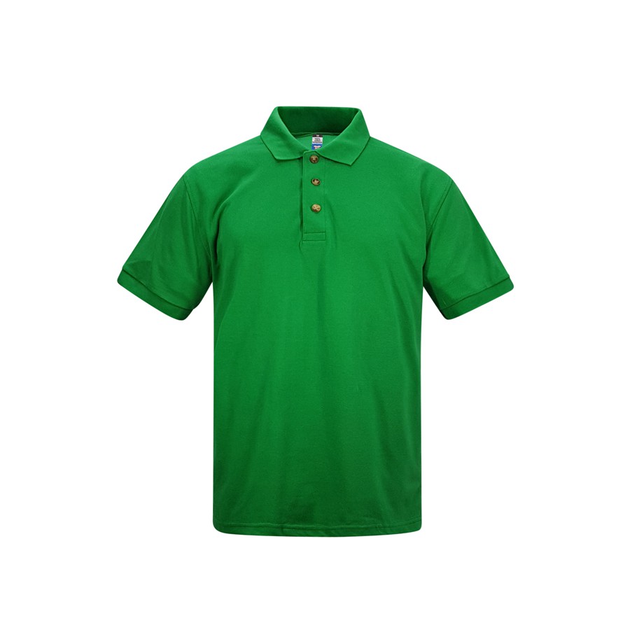 Plain Polo TShirt Short Sleeve Collared Pique Kelly Green Shopee Malaysia