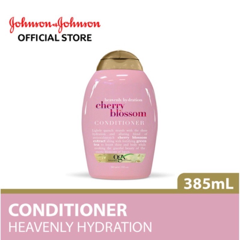 OGX Heavenly Hydration Cherry Blossom Conditioner (385ml) | Shopee Malaysia