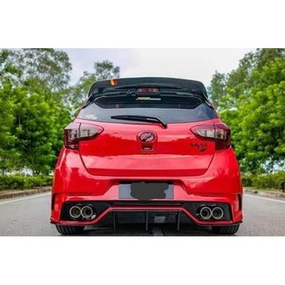 Perodua myvi gen3 golf gti design rear bumper inspired by gti | BeeCost