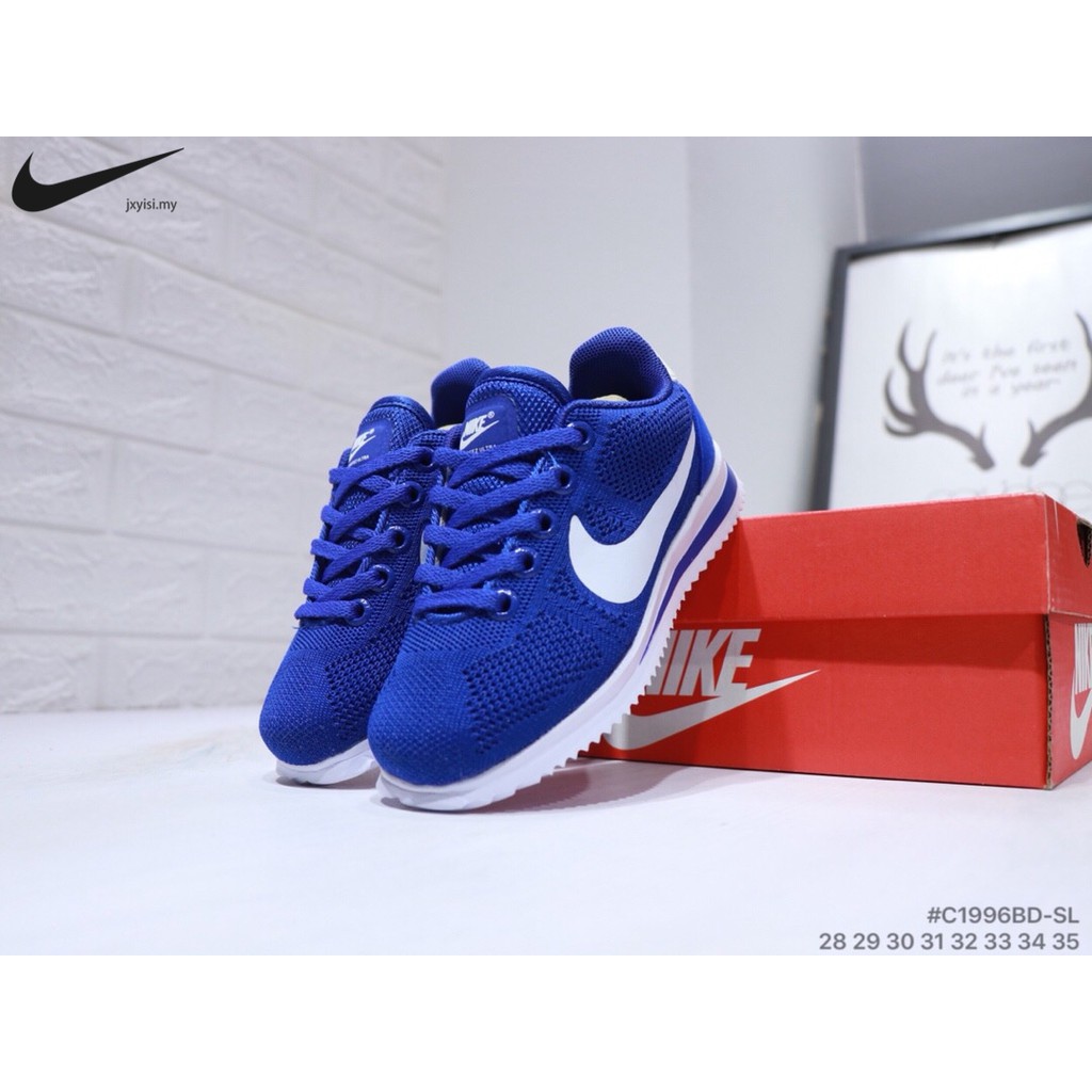 blue nike infant shoes