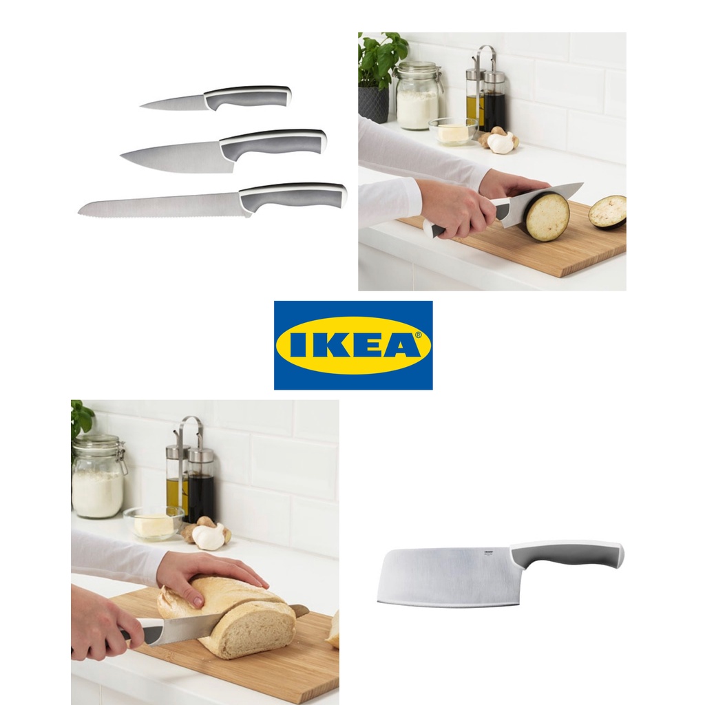 [READY STOCK] IKEA ANDLIG 3 PIECE KNIFE SET CHINESE CHOPPER SET