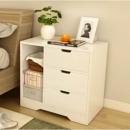 Bedroom Cabinets With Locked Bedside Table Simple Storage