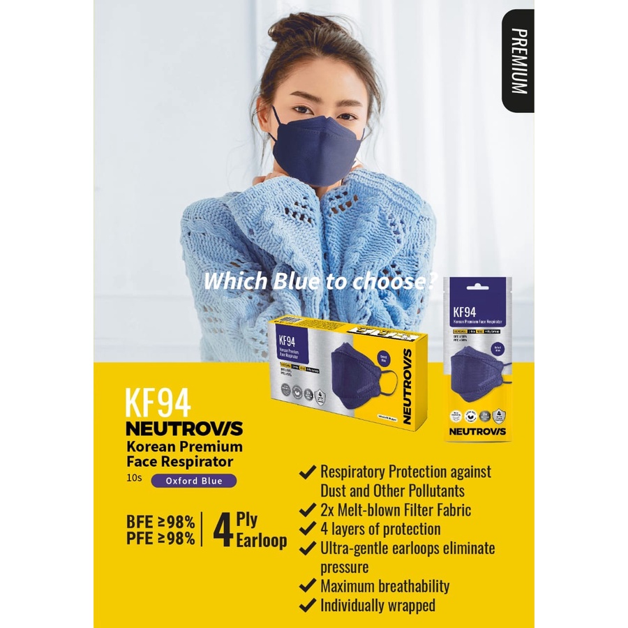 Buy New Color Kf94 Korean Face Mask Pelitup Muka Korea 韩国口罩 Neutrovis Premium 4 Ply Medical Face Mask Seetracker Malaysia