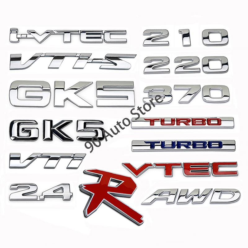 Modified Letter 2.4 210 220 370 GK5 VTEC I-VTEC Turbo VTI VTI-S 