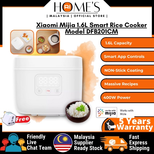Xiaomi DFB201CM Mijia Smart Wireless Small mini Rice Cooker 1.6L mini ...