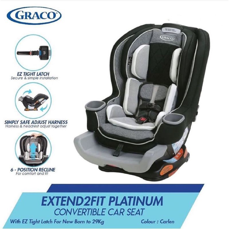 Graco Extend2fit Platinum Ez Tight Shopee Malaysia