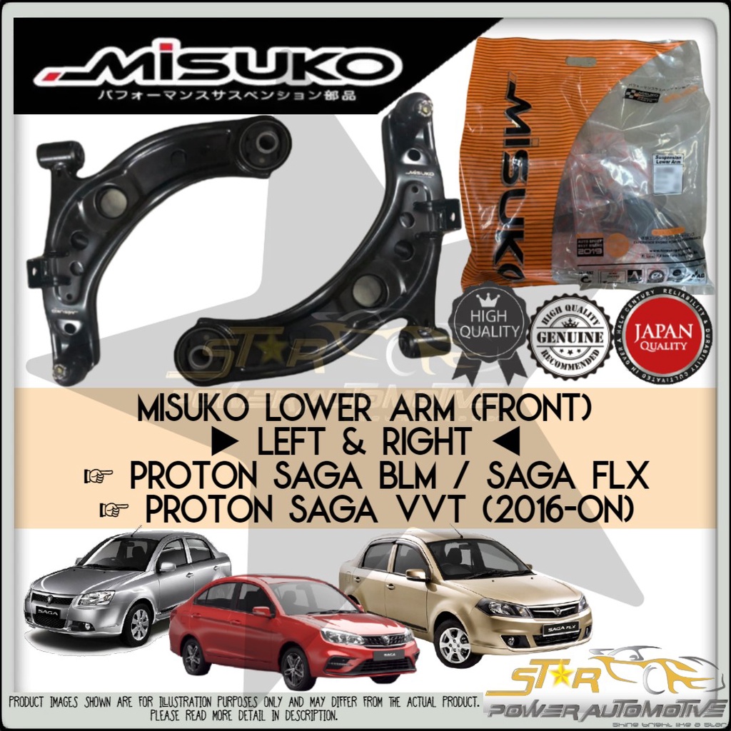 Misuko Proton Saga Blm Saga Flx Saga Vvt Premium Lower Control Suspension Arm Set Left 7919