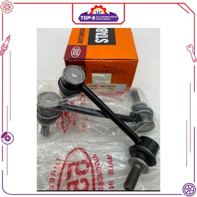 555 JAPAN THREE FIVE STABILIZER LINK FRONT SET TOYOTA VIGO REVO HILUX