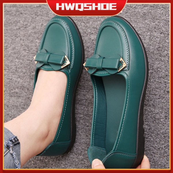 HWQSHOE】Women's Casual Flat Shoes [Delivery Within 48 Hours] Clearance  Special Offer Treatment Middle-Aged Elderly Women's Shoes Four Seasons  Breathable Non- kasut bertutup wanita | Shopee Malaysia